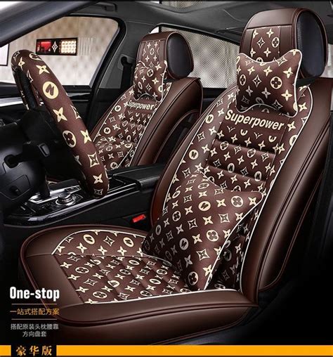 louis vuitton car seat cover set|lv car seat covers.